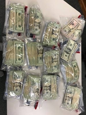 The Tundra Task Force in Aberdeen seized more than $38,000 worth of drug money Jan. 17, 2017.