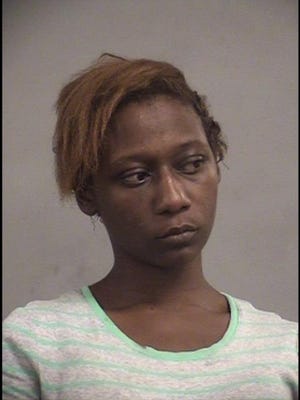 Michaelle Adams, 22, was arrested Saturday for attacking another woman with a knife.