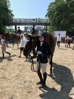 Staunton's MacKensie Bowles and her horse, Bittersweet Symphony, finished eighth in the USEF Junior Hunter National Championship this week in New York.