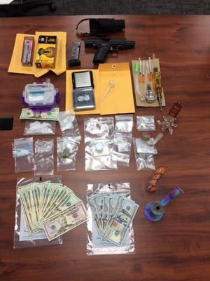 Leon County Sheriff’s deputies found more than 40 grams of methamphetamine, the powerful opioid Fentanyl other drugs and a handgun at a Woodville house.

Now two people are facing methamphetamine trafficking and other charges after a raid on March 8.