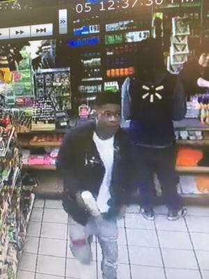 Jackson police are seeking to identify this man in connection with an April 5 robbery at the Exxon on North Highland Avenue.