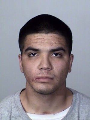 Robert Hinojosa, 22, of Oxnard, was arrested early Thursday after police located a vehicle that had been reported stolen.