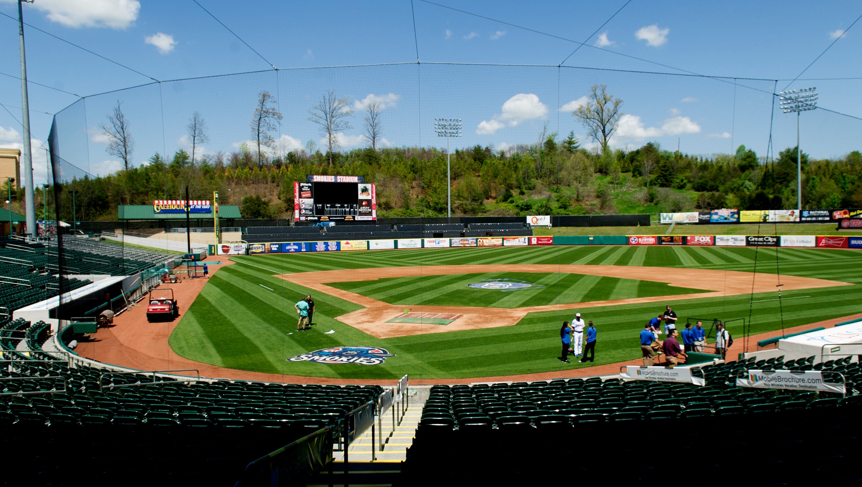 Smokies baseball stadium questions? Join us live on Instagram.