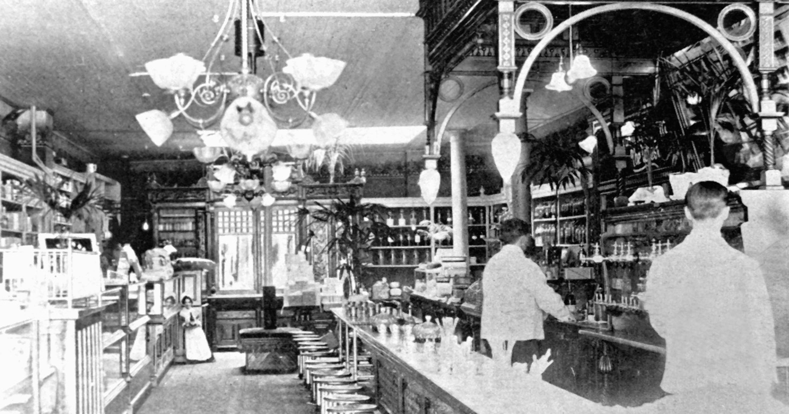 When drugstores had things like soda jerks