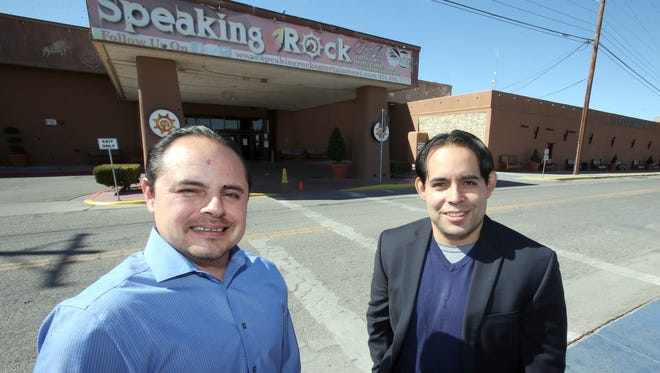 Ysleta del Sur Pueblo Gov. Carlos Hisa, left, and Lt. Gov. Christopher Gomez were re-elected to the 2016 Government Tribal Council.