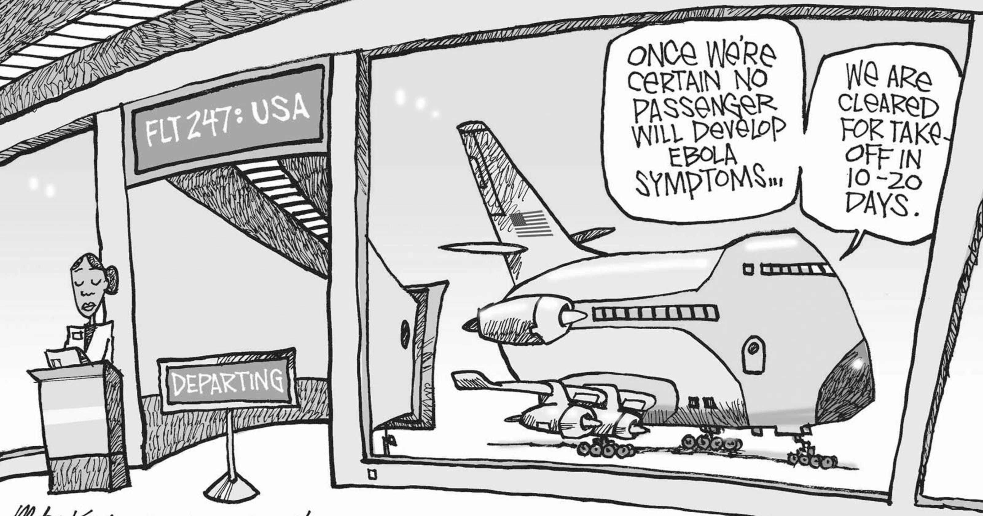 CARTOON: Ebola symptoms