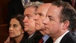 Dina Powell, Bannon, H.R. McMaster and Priebus attend