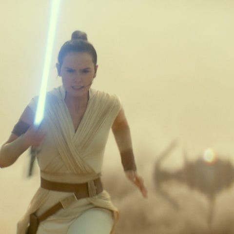 Rey (Daisy Ridley) in STAR WARS:  THE RISE OF SKYW