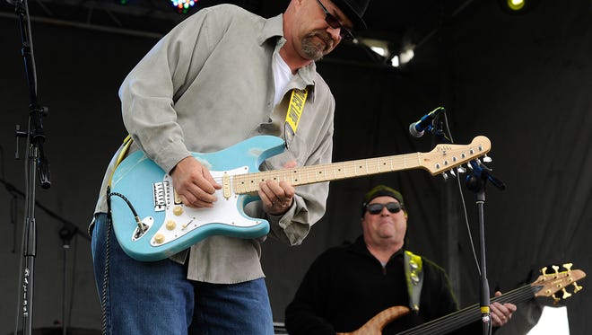 Dave Hobbs (left) performs during last year's Key City Rhythm & Blues Festival at the Nelson Park Festival Gardens.