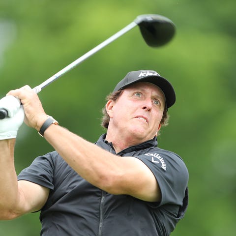 May 30, 2019; Dublin, OH, USA; Phil Mickelson...