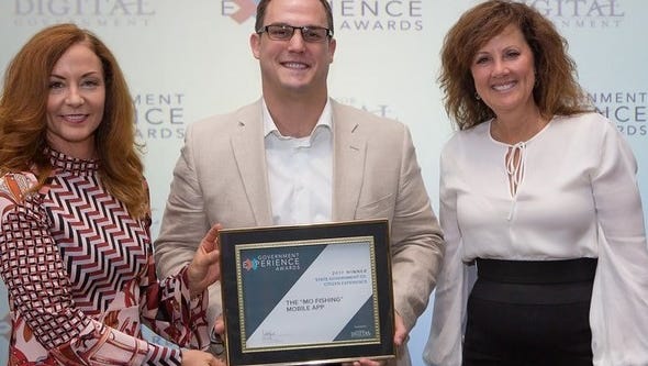 Center for Digital Government honors MDC for providing exceptional customer service through technology. MDC’s Alex Prentice, pictured center, accepted the award on behalf of MDC at a ceremony in mid-September.