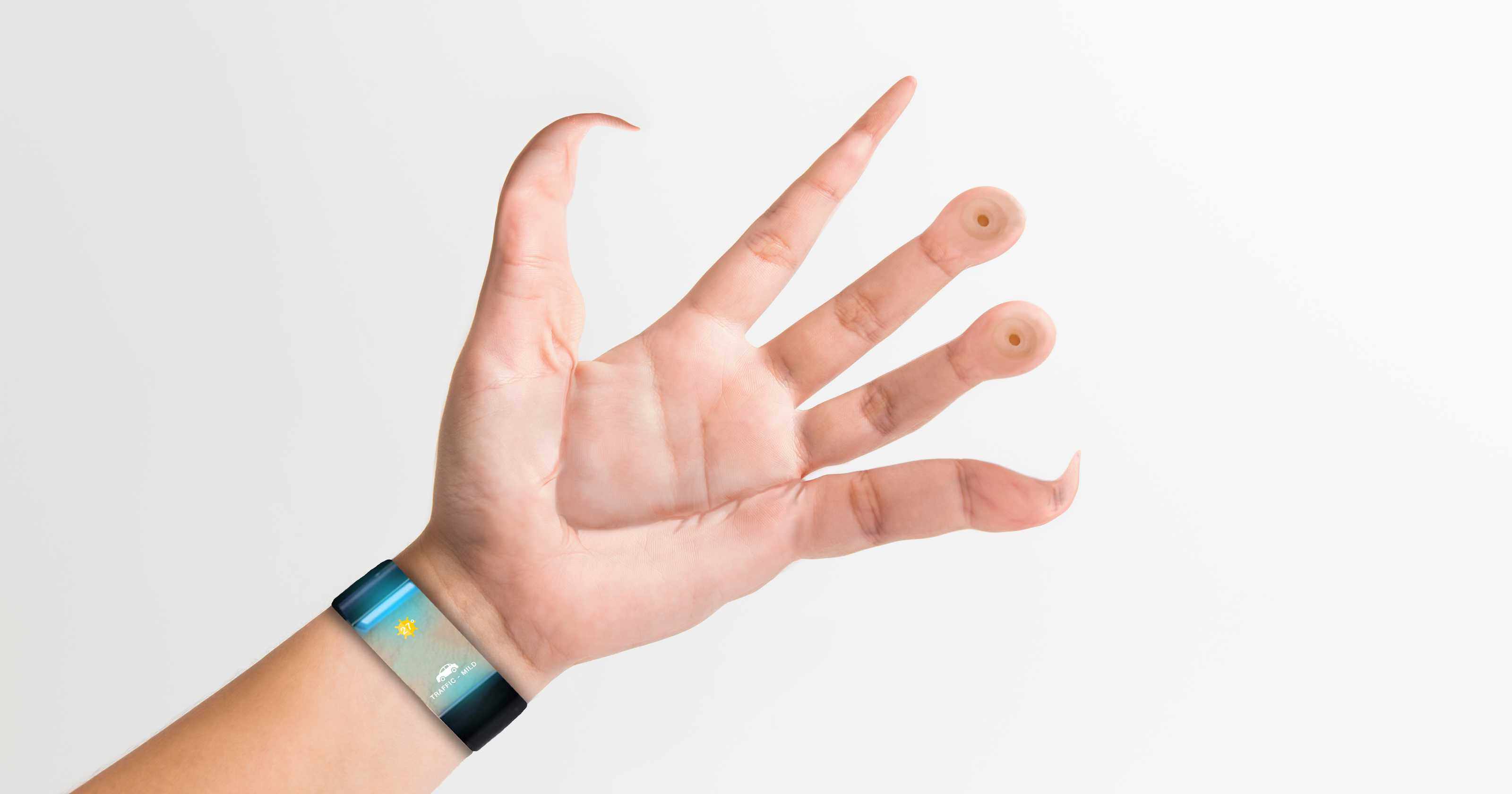 Here's what our hands might look like if they evolve for cellphone use