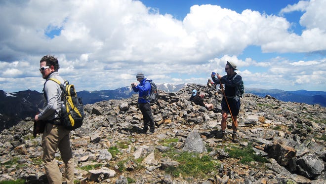 About 20 hikers joined Xplore reporter Stephen Meyers Saturday, July 11 to hike Flattop Mountain and Hallett Peak in Rocky Mountain National Park.