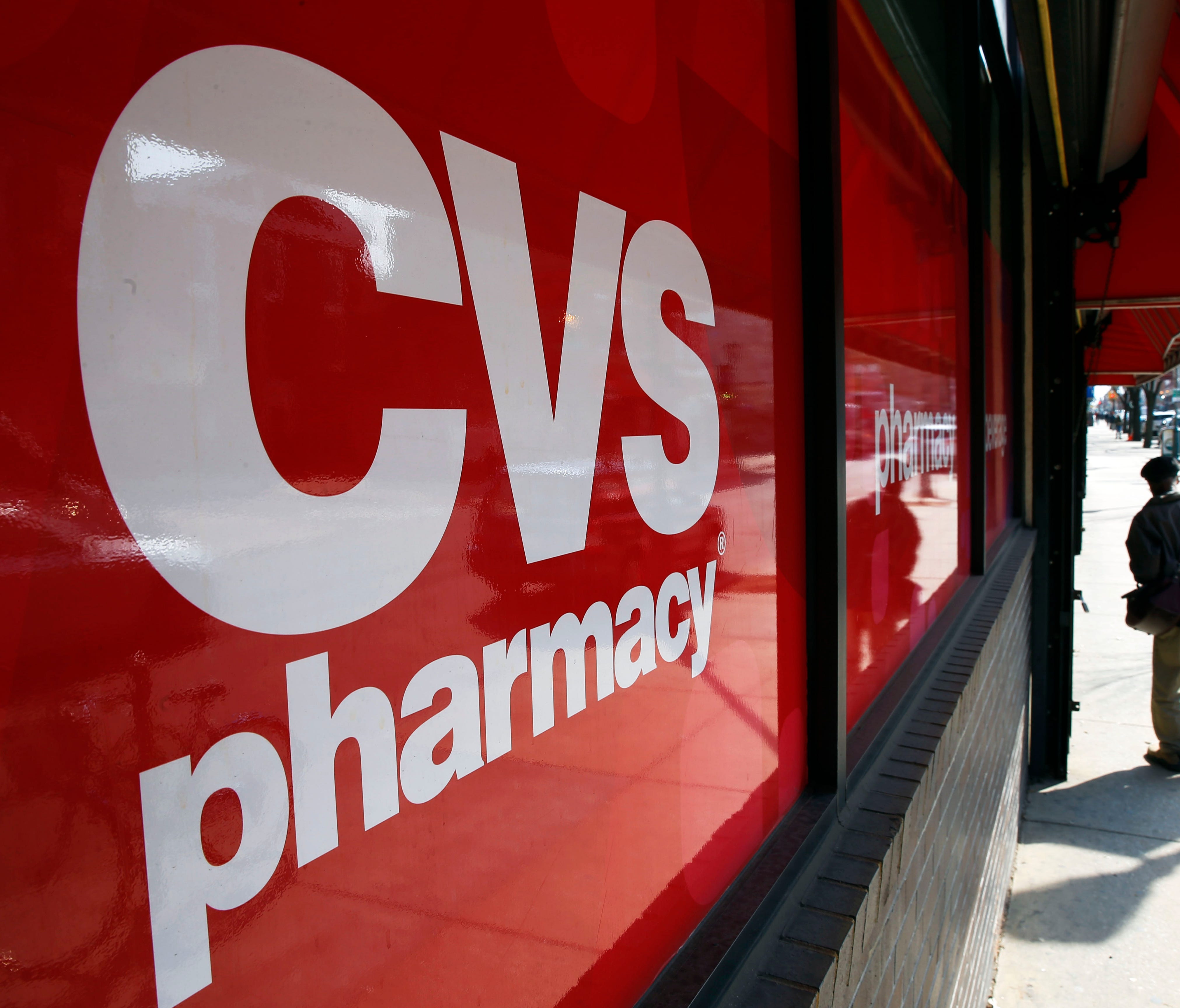 File photo taken in 2014 shows a CVS pharmacystore in Philadelphia.