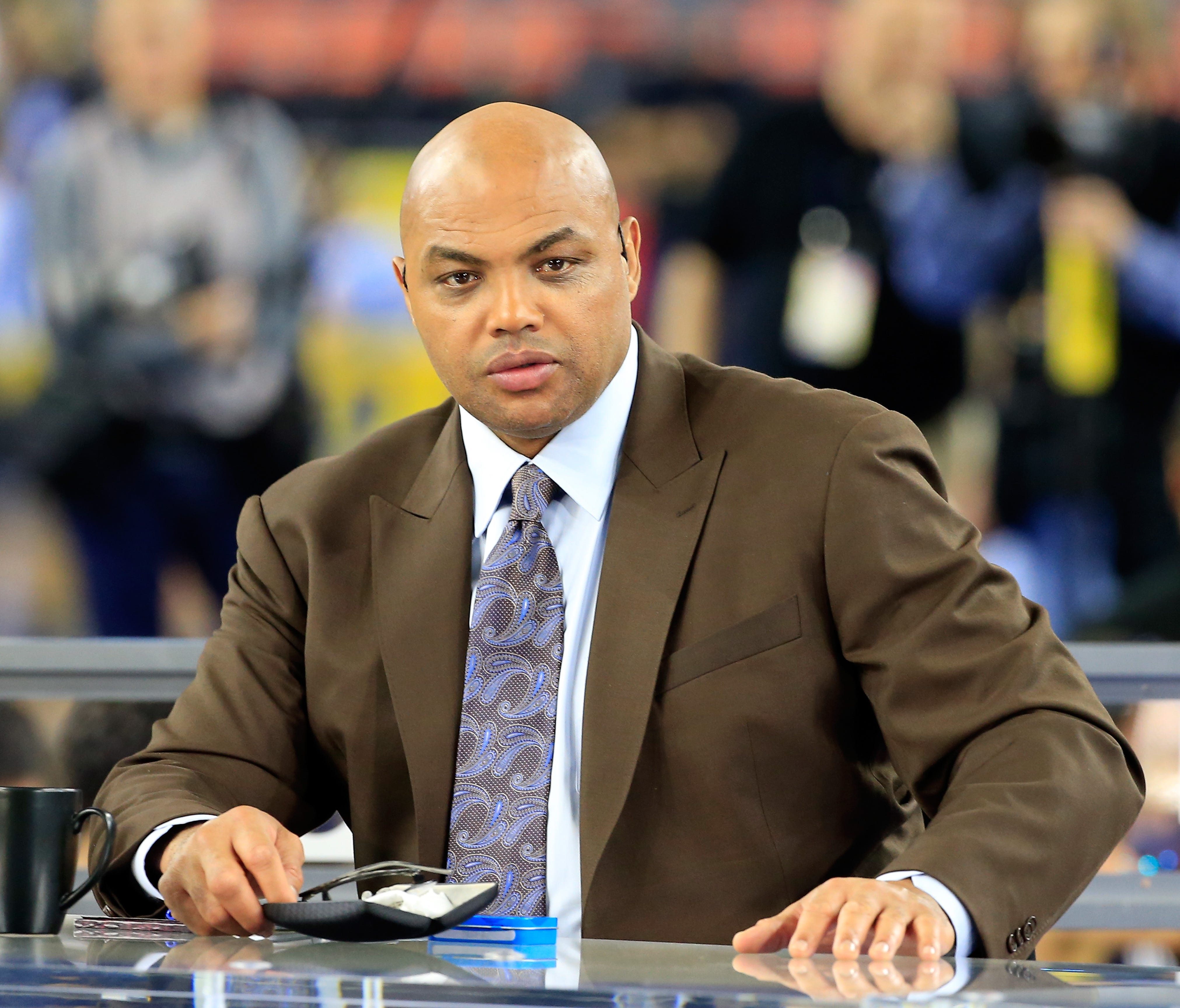 Former NBA player and commentator Charles Barkley looks on prior to the 2016 NCAA Men's Final Four National Championship game.