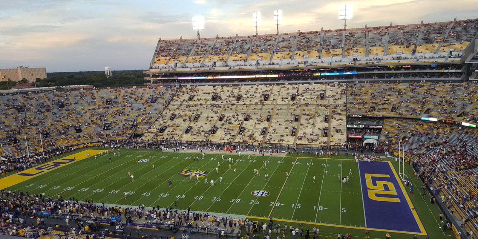 Live From Baton Rouge Alabama 10 Lsu 0 Final