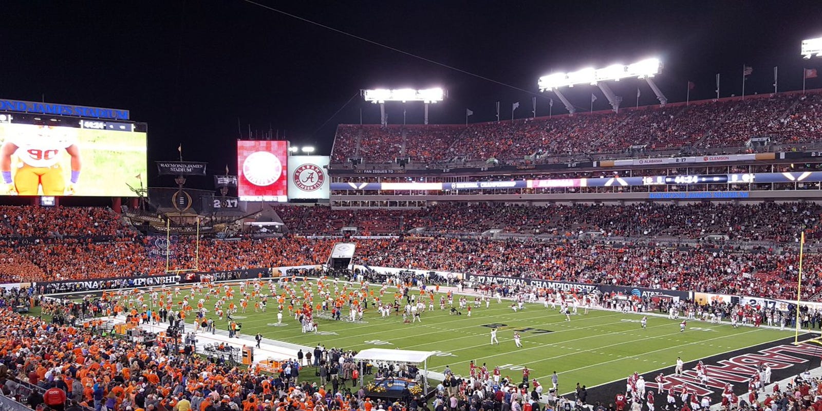 Live From Tampa Clemson 35 Alabama 31 Final