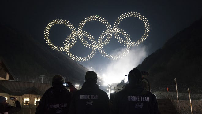 Intel had planned to launch 300 drones during the opening ceremony as part of a light show but the idea was scrapped.