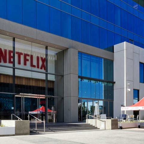 Exterior of Netflix headquarters in LA