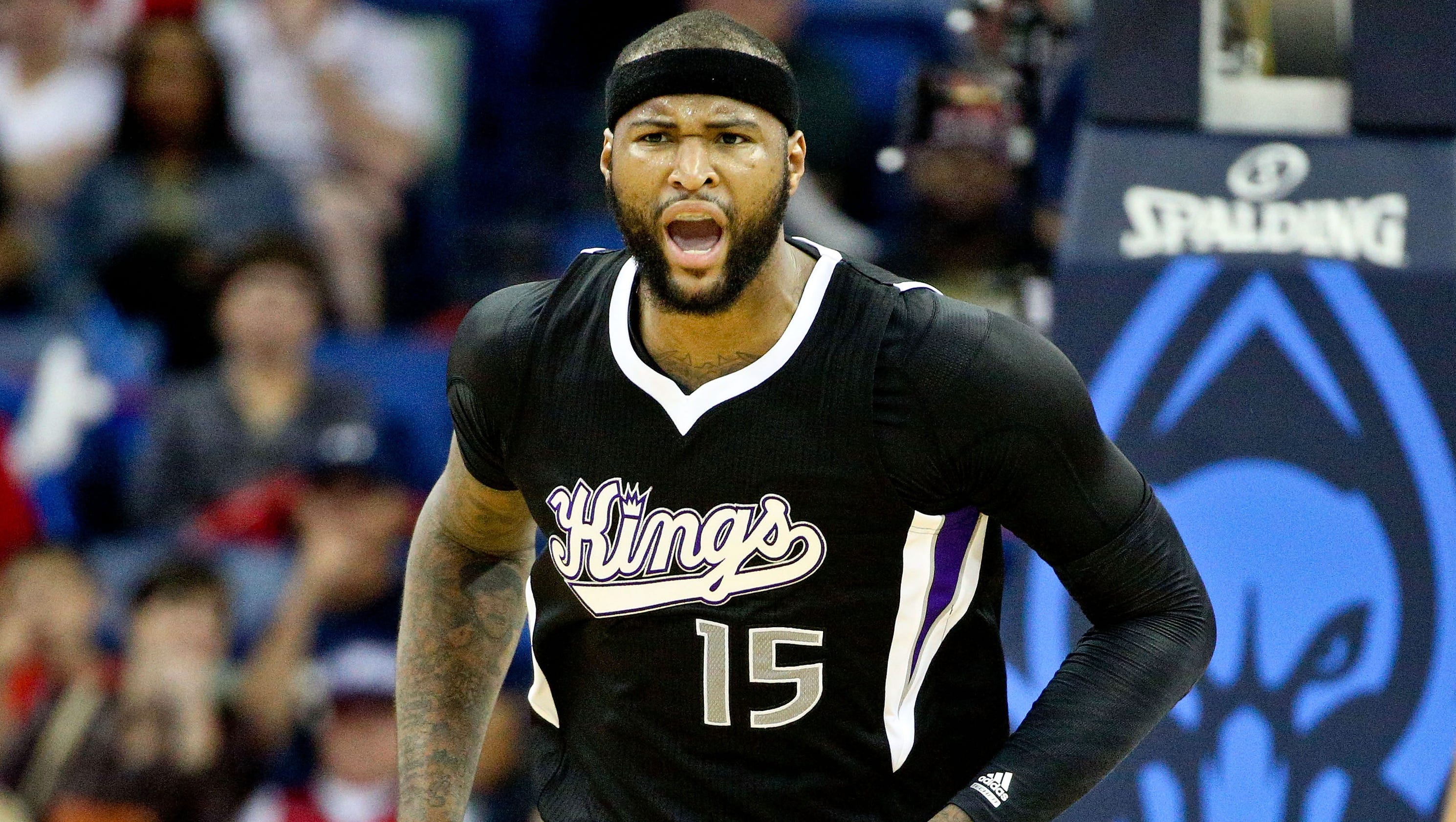 DeMarcus Cousins lashed out at Kings coach George Karl3200 x 1680