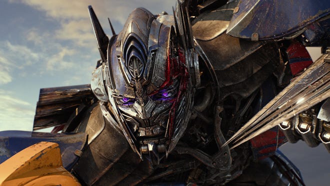 Optimus Prime is back (or is he?) in “Transformers: The Last Knight.”