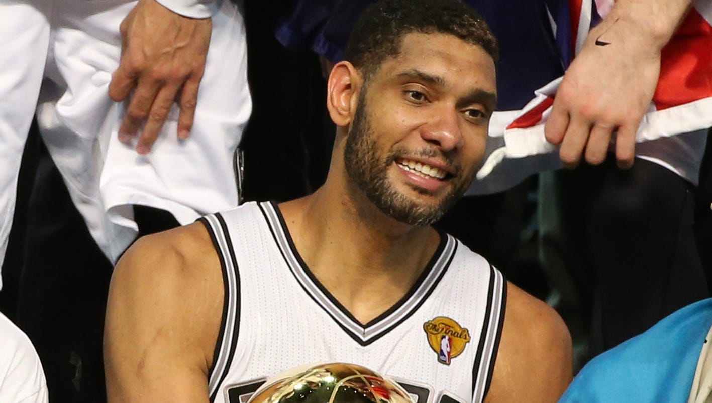 Tim Duncan 'at the top' with NBA greats after 5th title