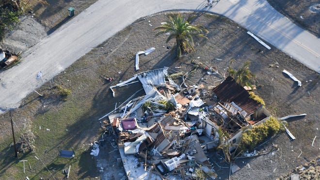 Damage in the community of Goodland,, near Marco Island after Hurricane Irma.  Mandatory Credit: Craig Bailey/FLORIDA TODAY via USA TODAY NETWORK