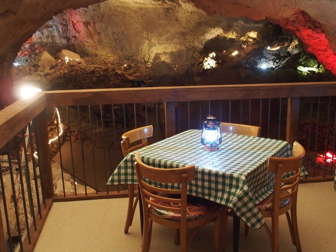 Grand Canyon Caverns Arizona's deepest, darkest hotel room