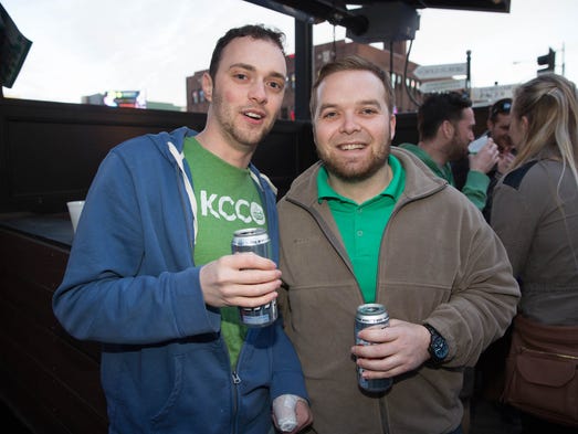 Anthony Crawford, 25, (left) and Brett Haefner, 26,