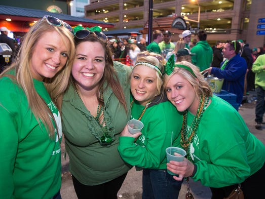 Ashley Loeffelholz, 24, (from left) Jackie Powell,