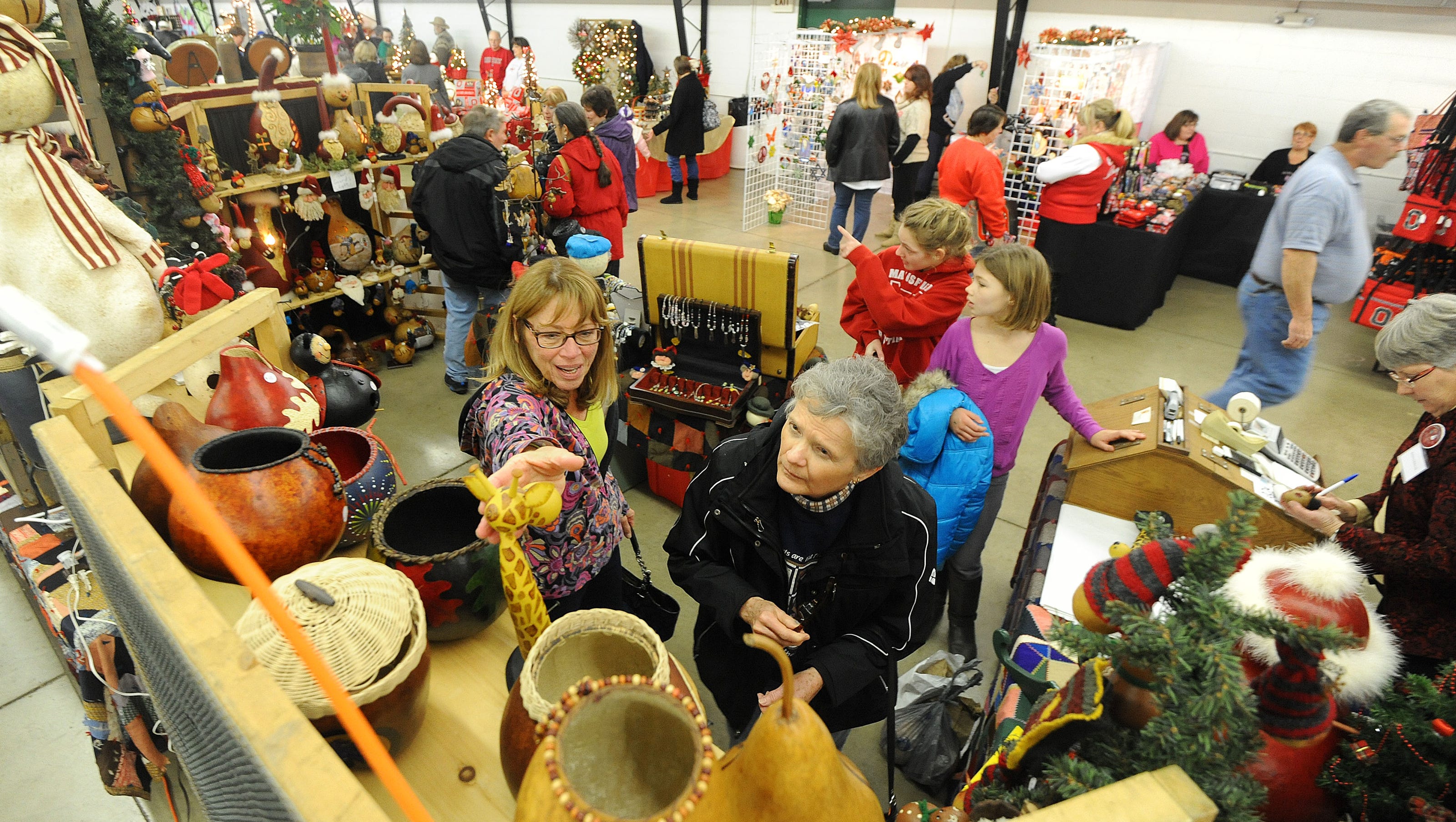 Holiday craft shows and bazaars