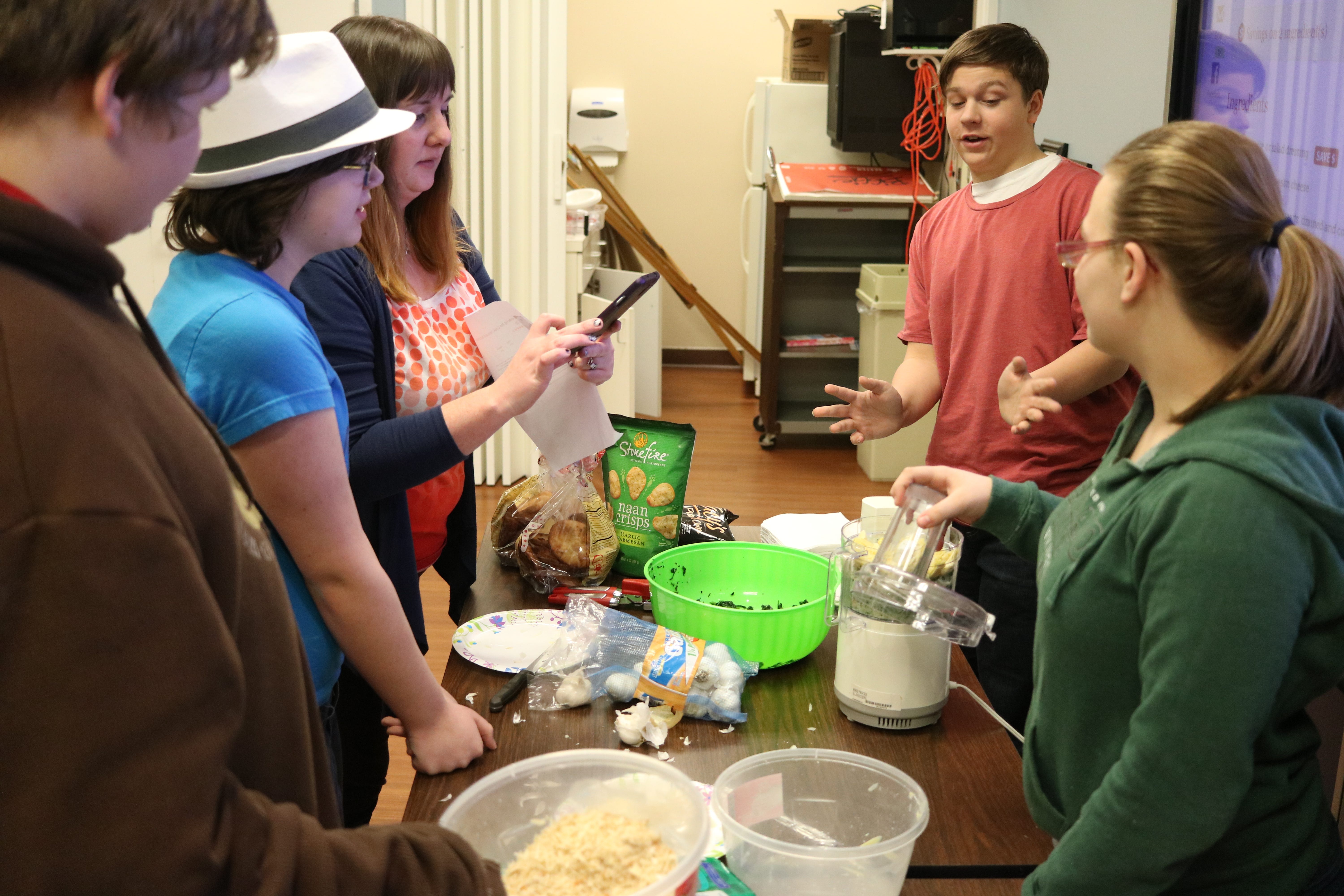 Teen Cooking Club whips up homemade treats