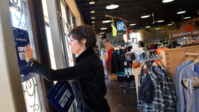 Local business owner Elizabeth Cassano, owner of Run Wild on Jackson Street Extension in Alexandria, says "local retailers are the engines of economic activity in their communities."