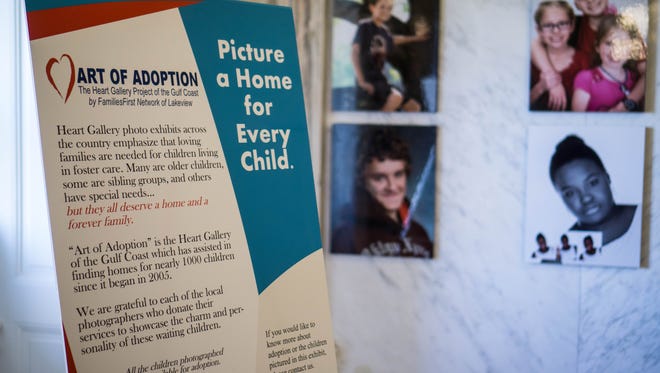 FamiliesFirst Network of Lakeview Center hosted the annual Art of Adoption photographic exhibit from in late 2016 to help raise awareness of children in need of a foster family.