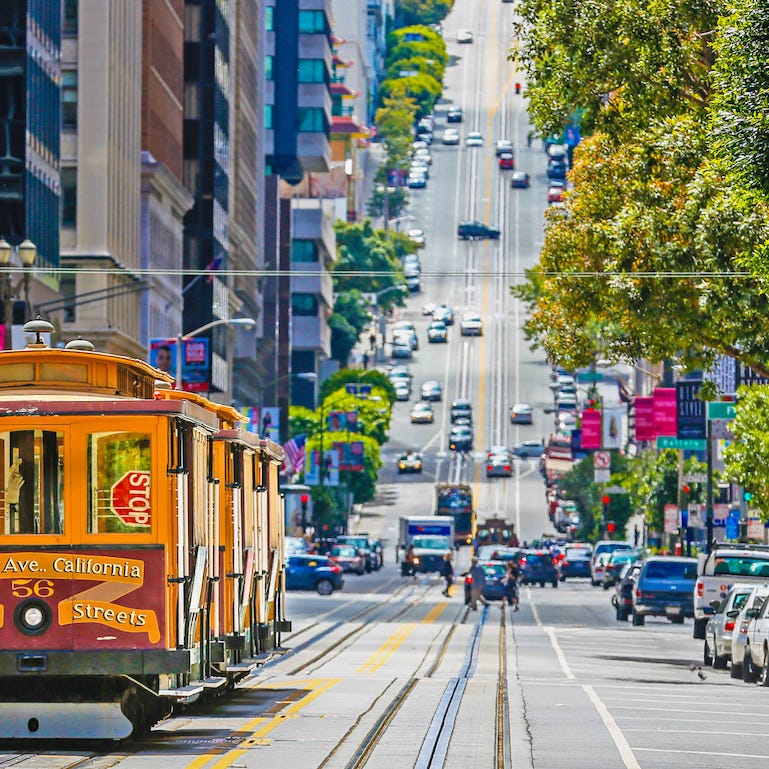 43. San Francisco-Oakland-Hayward, CA     • Restaurants per 100,000 residents:  117.4 (top 10%)     • Annual restaurant sales per capita:  $1,099 (top 10%)     • Full-service to fast-food restaurant ratio: