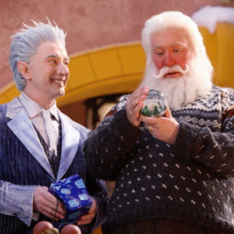 12. The Santa Clause 3: The Escape Clause (2006)     • IMDb user rating:  4.8/10 (34,887 votes)     • Rotten Tomatoes audience score:  39% (150,860 votes)     • Rotten Tomatoes Tomatometer score:  17% (66 reviews)     • Directed by:  Michael Lembeck Tim Allen returns as Scott Calvin/Santa Claus and Martin Short plays his rival Jack Frost. Years earlier one thing led to another and Scott Calvin took over the job as Santa with many   shenanigans involved. The original movie wasn't amazing, but the franchise took a significant plunge by the third installment. Time Out summed it up as "you've got to hand it to director Michael Lembeck... he's succeeded in persuading studio bosses to let him make not one but two sequels from premises that were dead in the water from the word go."