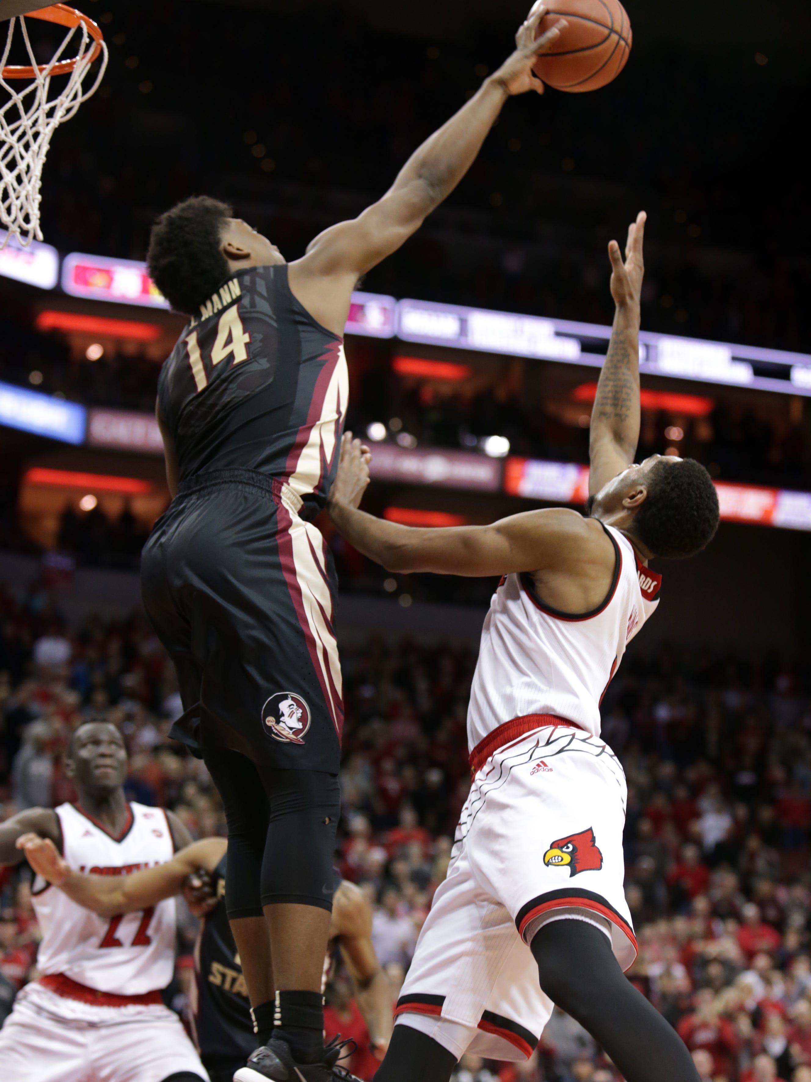 Louisville Basketball Blocked Shot Blunts Comeback Against Fsu