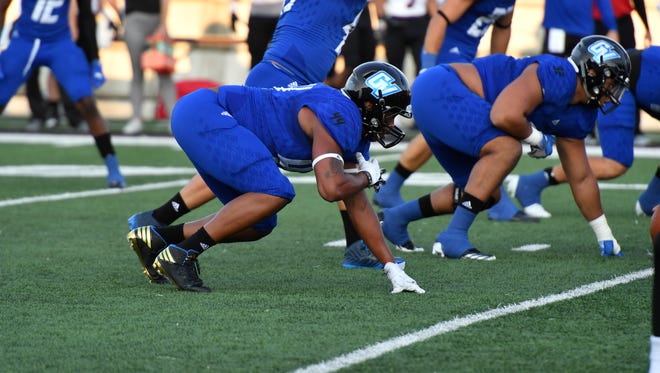 Grand Valley State University defensive end Michael Pettis.