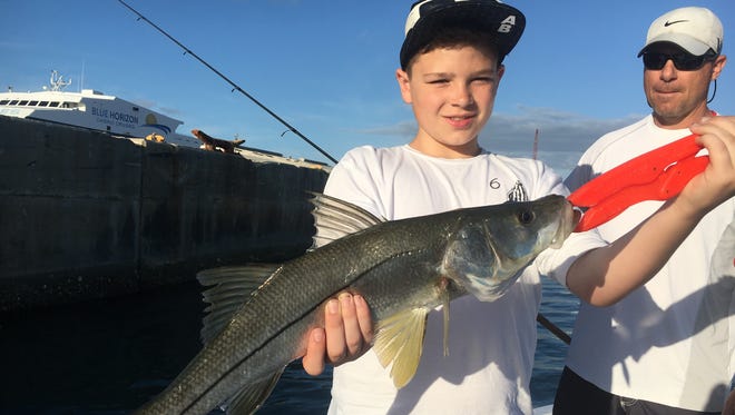 Jack caught this nice snook while enjoying a fishing adventure with his family on the Indian River.