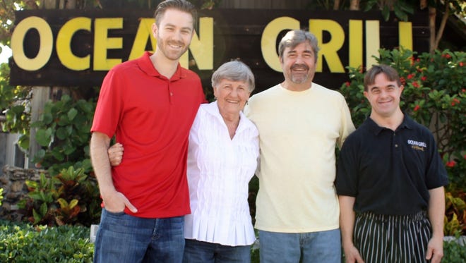 The Replogle family, from left, Joey, Mary Ellen, Charley and John Replogle.