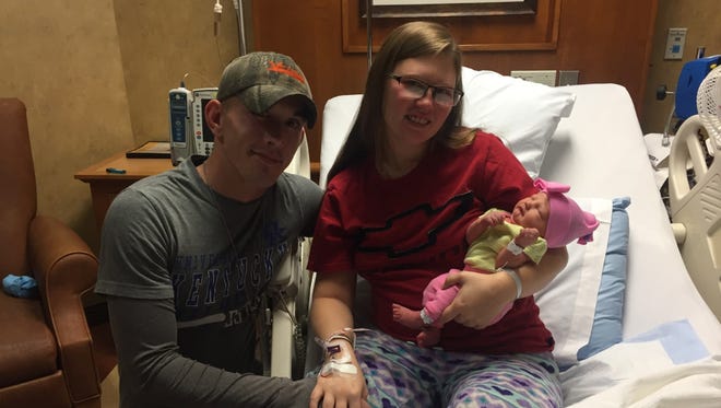 Shawn Vandervort and Amanda Presley, of Robards, welcomed their baby girl Nova Lynn into the world on Jan. 1. Nova Lynn was the first baby of 2017 born at Methodist Hospital.