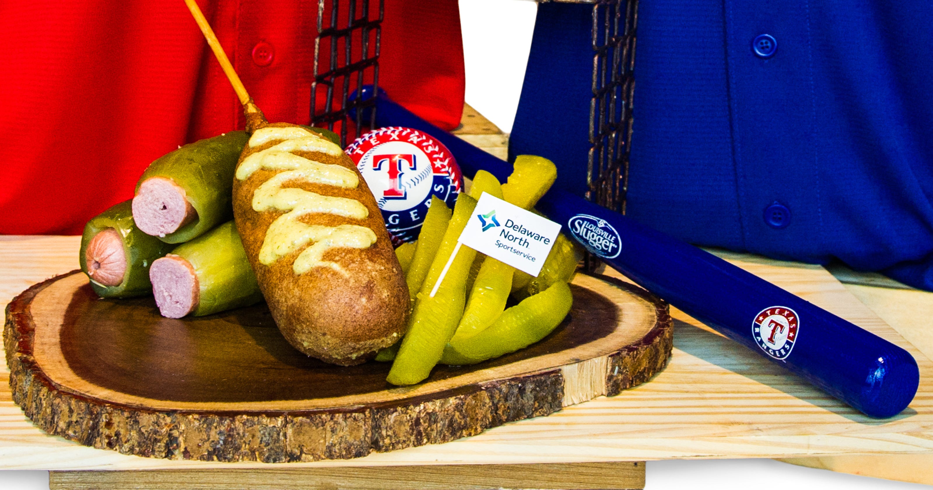 Check out the ballpark food menu for the Texas Rangers