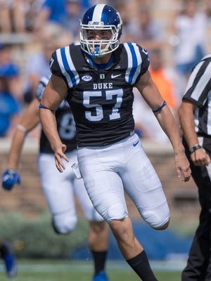 Bardonia native Thomas Hennessy, who just finished his collegiate career at Duke, signed a rookie free agent contract with the NFL's Indianapolis Colts on Saturday.