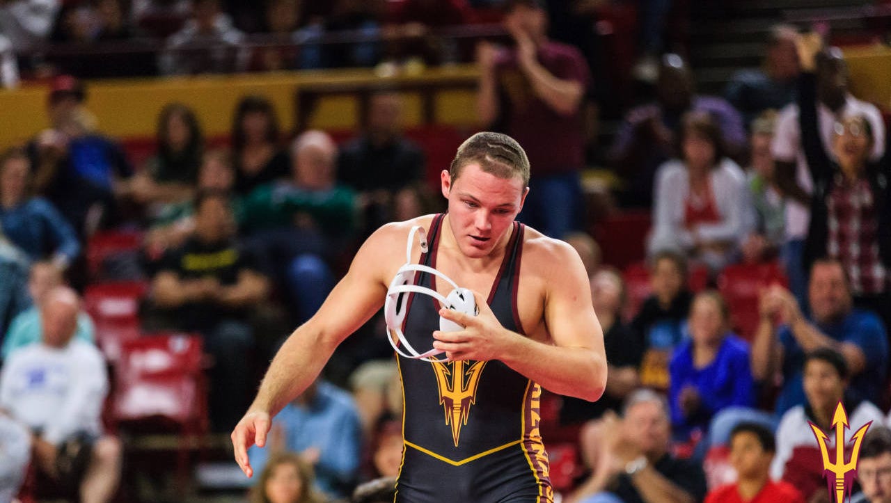 ASU wrestler Stauffer jumps to No. 2 national ranking