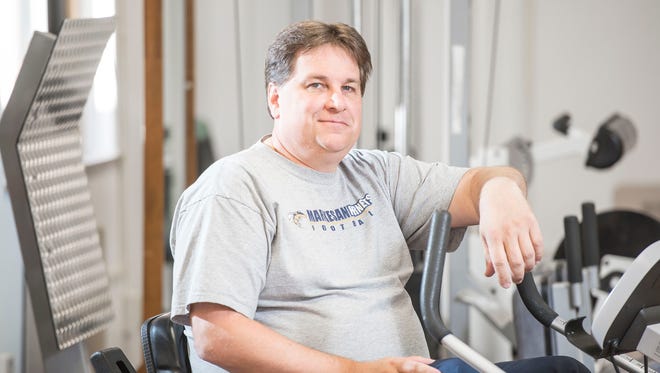 Jon Clark, 49, of Markesan, knows firsthand the benefits of going to cardiac rehab in Waupun.
