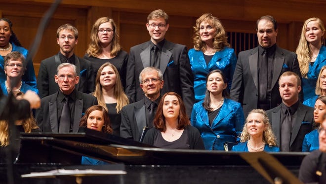 An April 28 concert will feature newVoices in collaboration with the Fox Valley Symphony Orchestra.