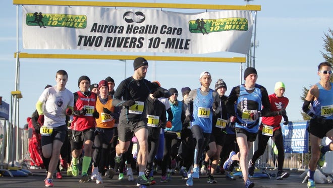 The sixth annual Aurora Health Care Two Rivers 10-Mile was won by Brookfield’s David Luy March 26.
