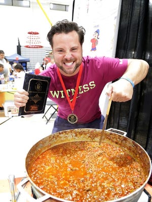 Tom Moran was the fastest eater in the chili-eating contest.