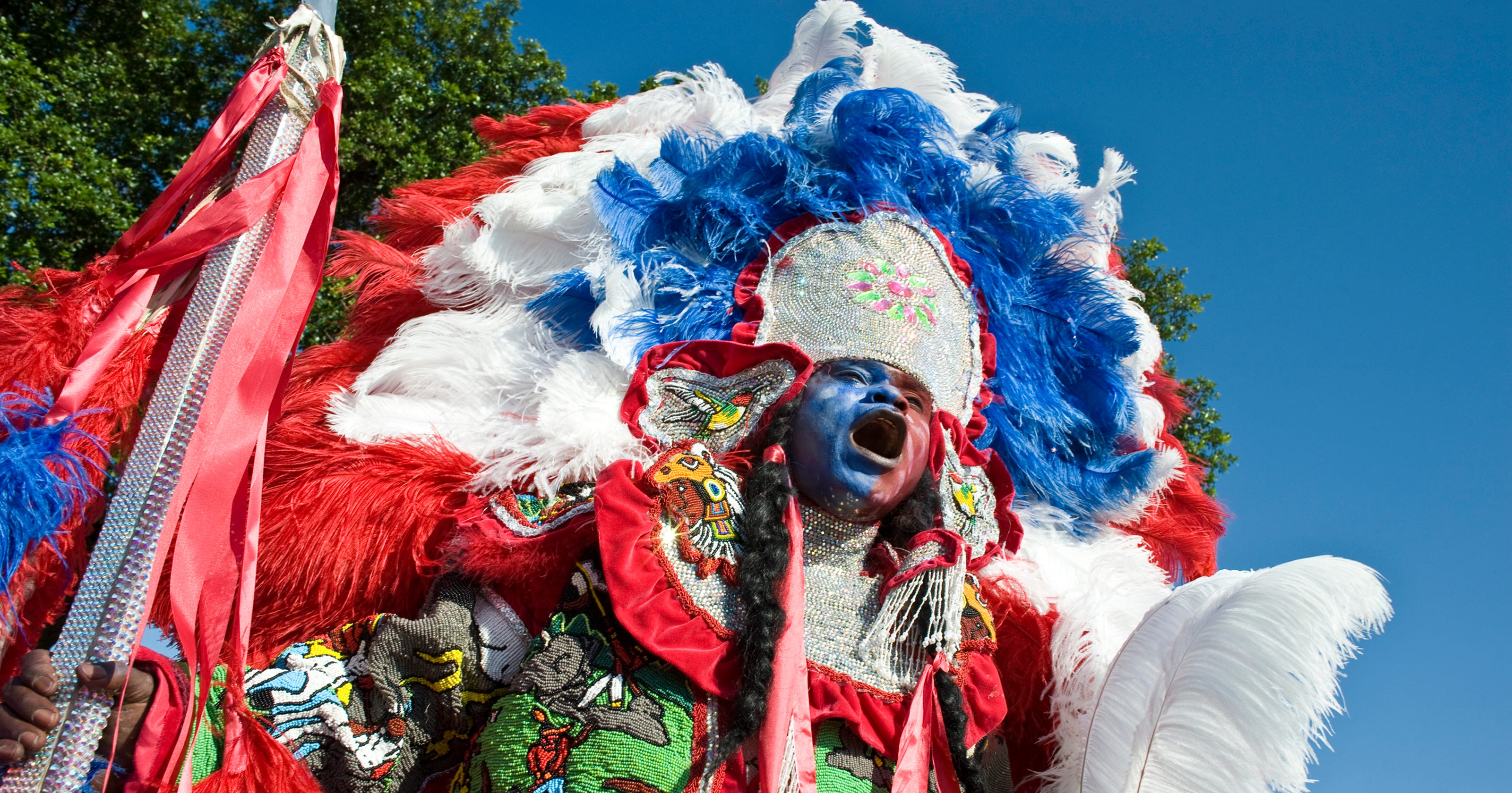 female mardi gras indians
