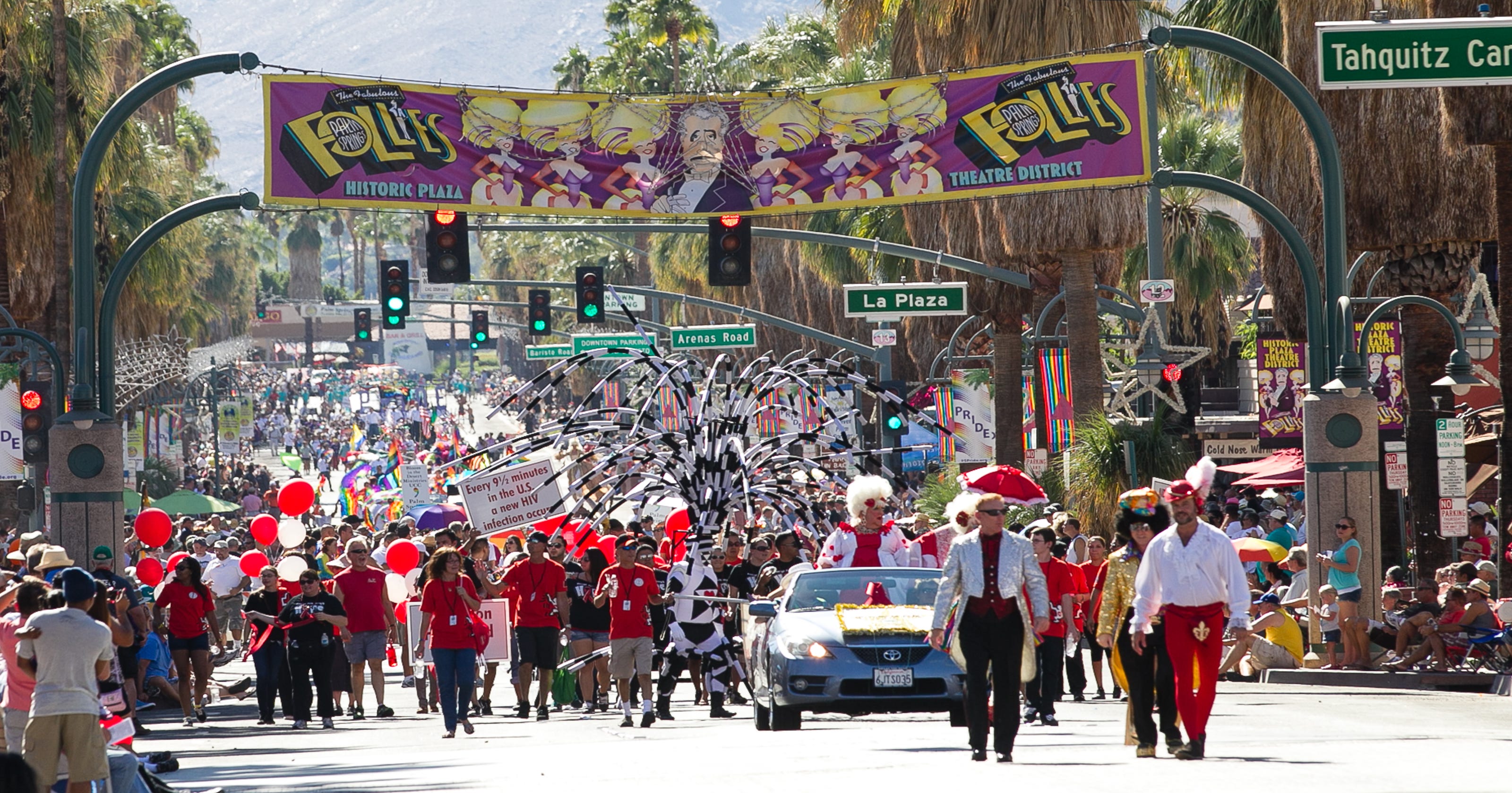 Here's a list of Palm Springs Pride events, road closures